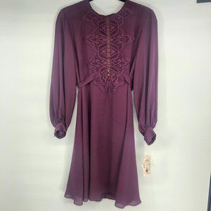 Nanette Lepore Mulberry Gypsy Rose Dress 10 12 NWT